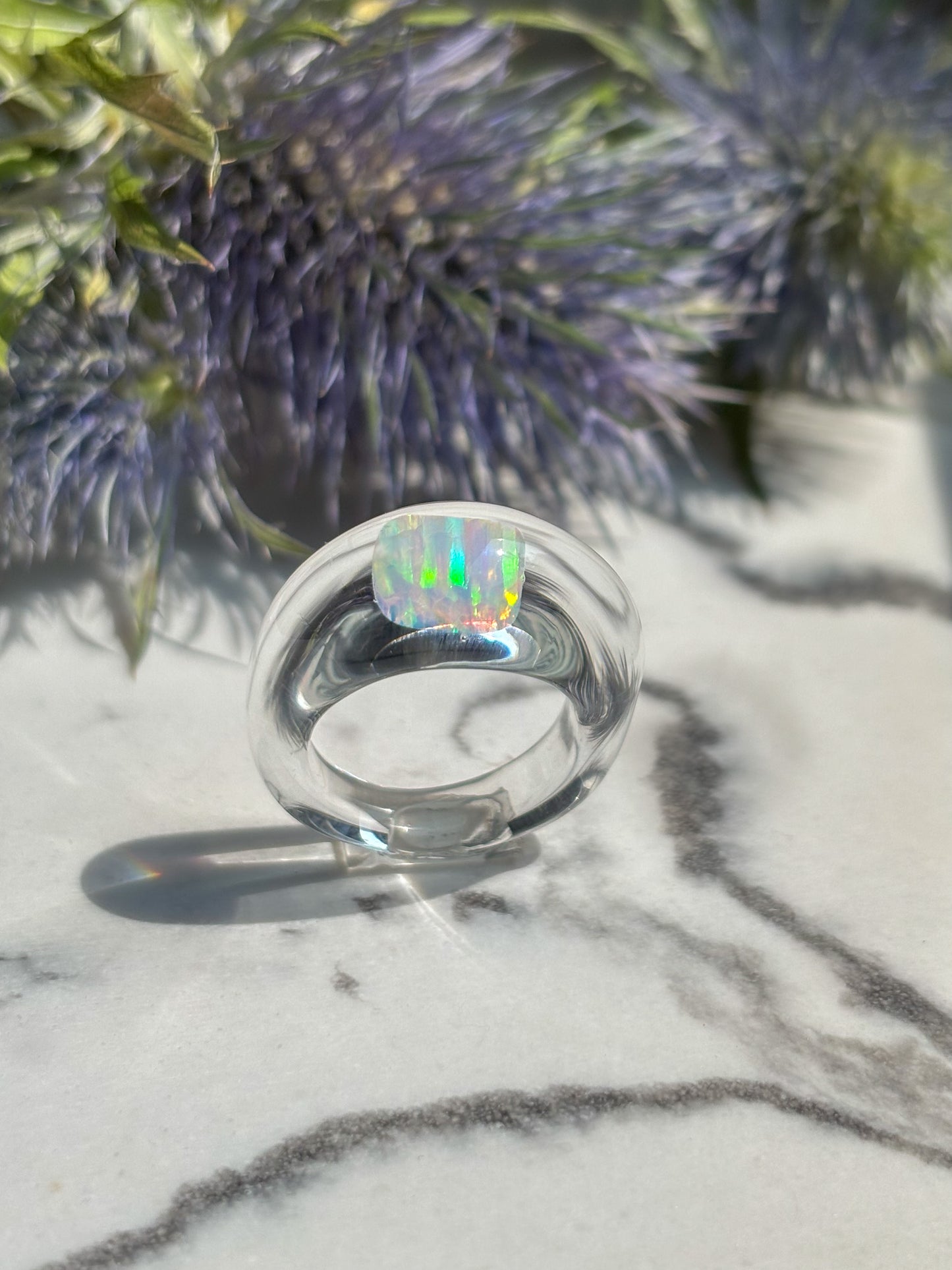 Opal Lite Dome · Glass ring