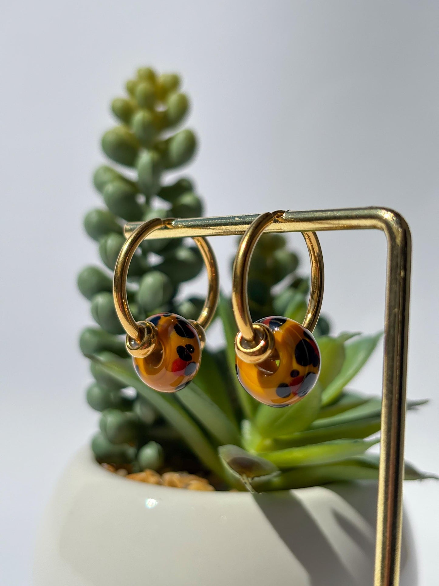 Creoles Leopard Style · Earrings