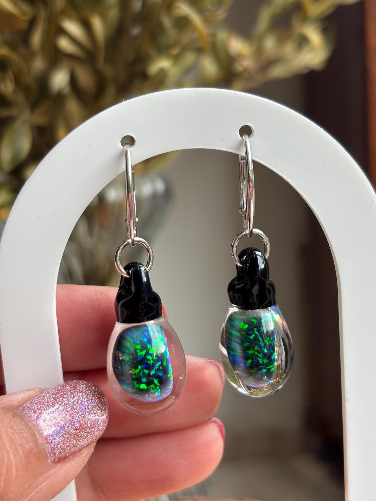 Noir Opal · Earrings