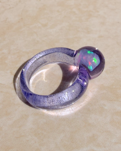 Opal Spherical Dome Lila · Glasring