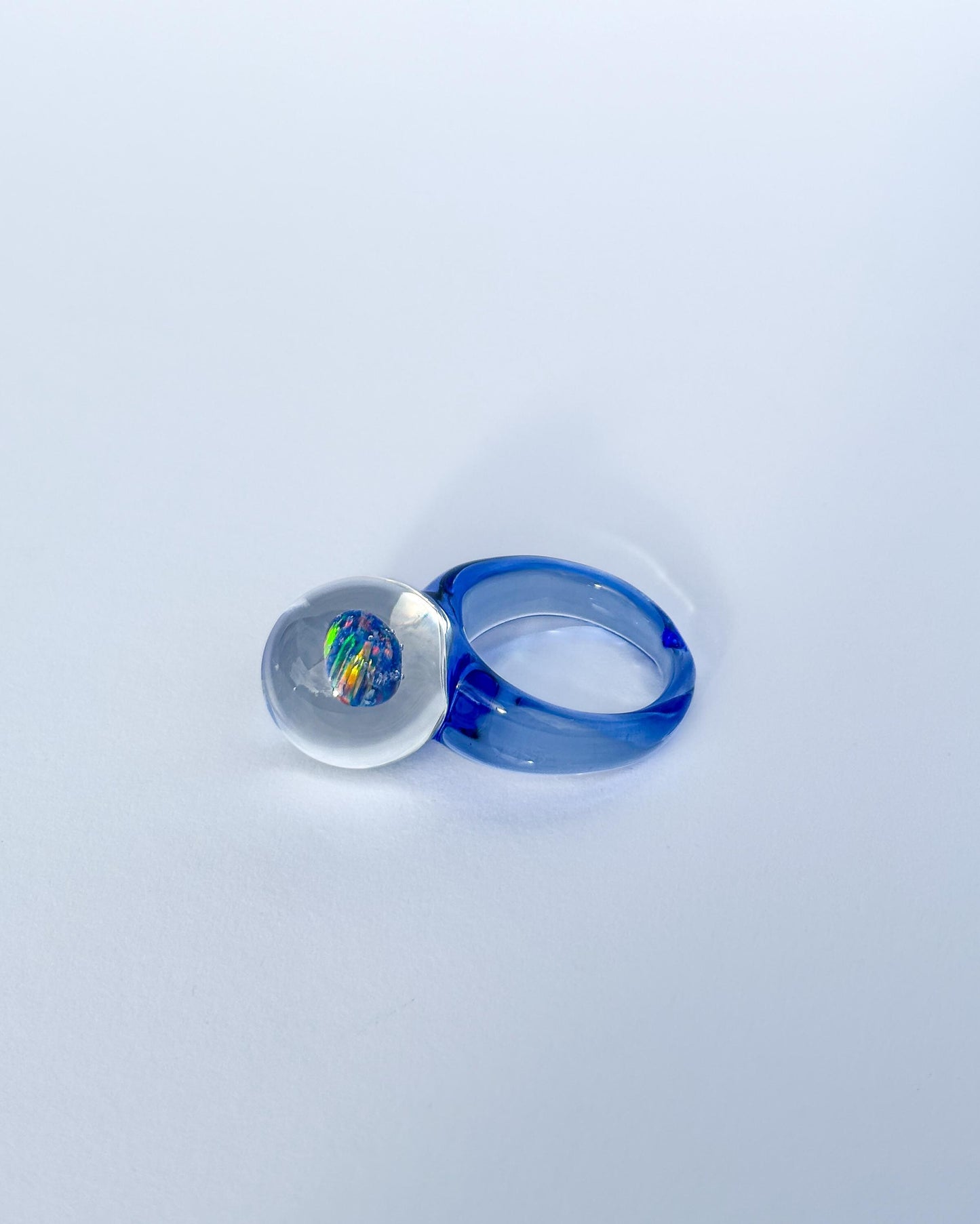 Opal Spherical Dome Blue · Glasring