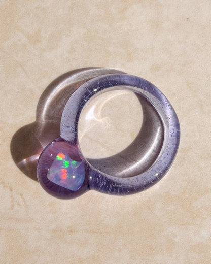 Opal Spherical Dome Lila · Glasring
