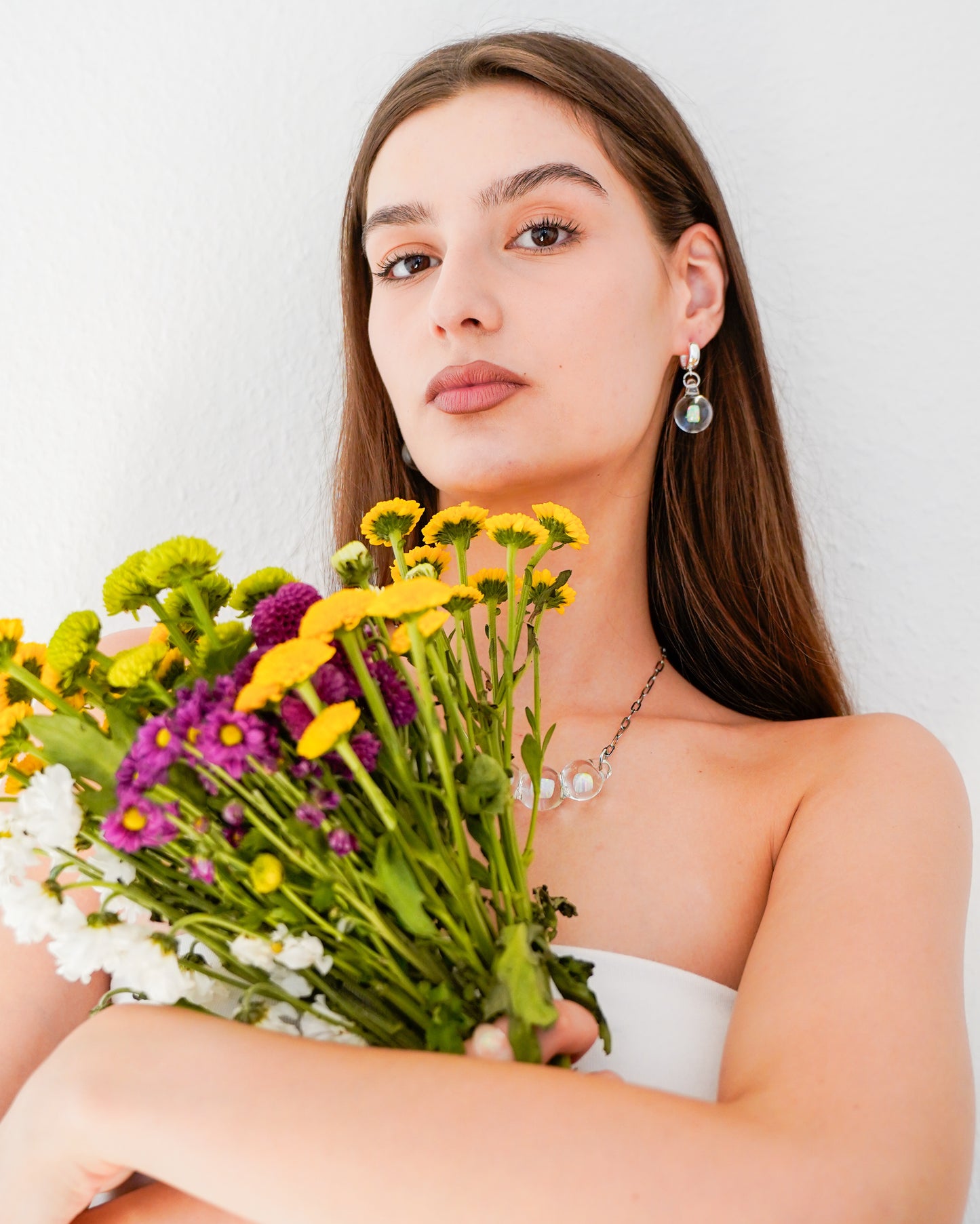 Opal Spheres · Earrings