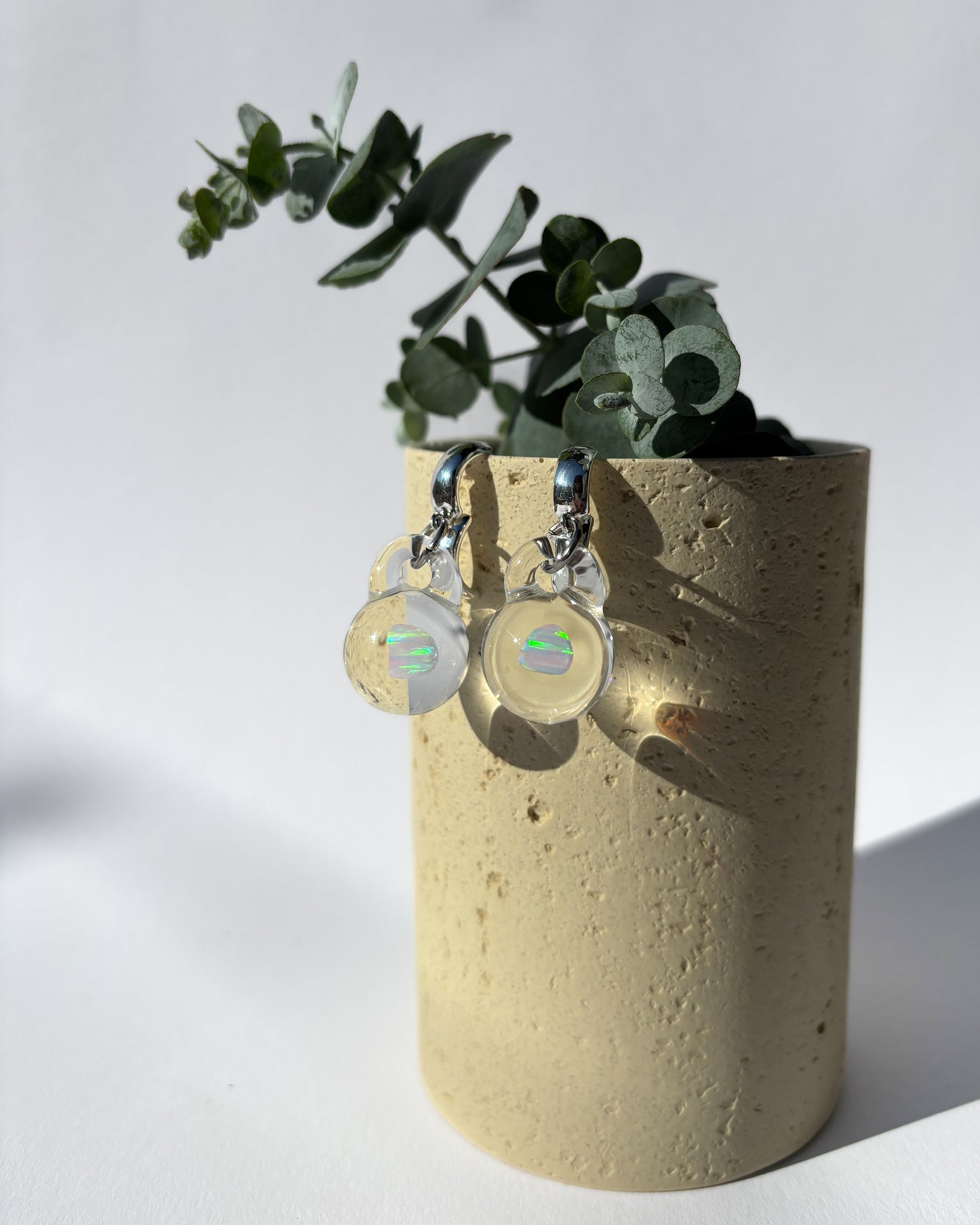 Opal Spheres · Earrings