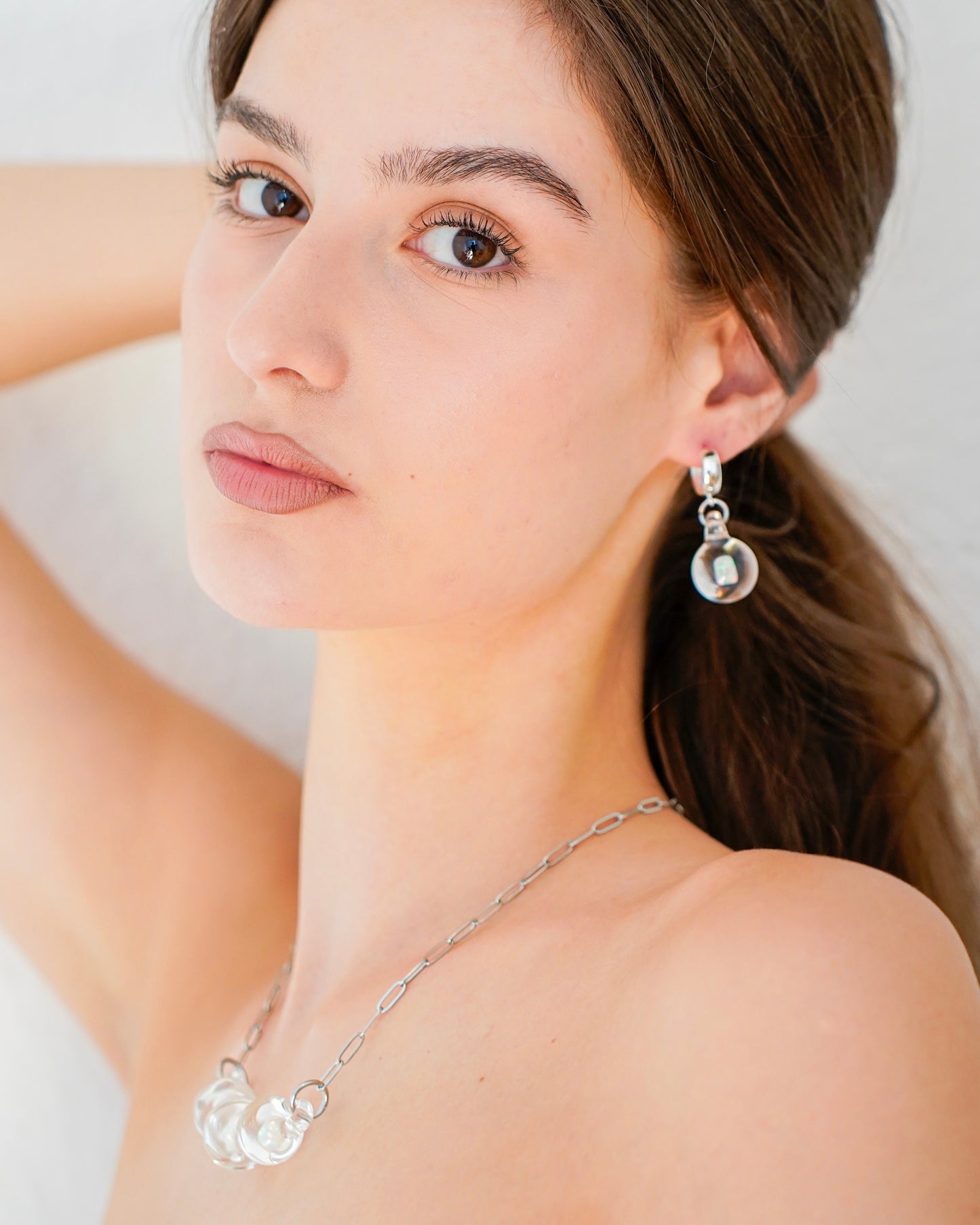 Opal Spheres · Earrings