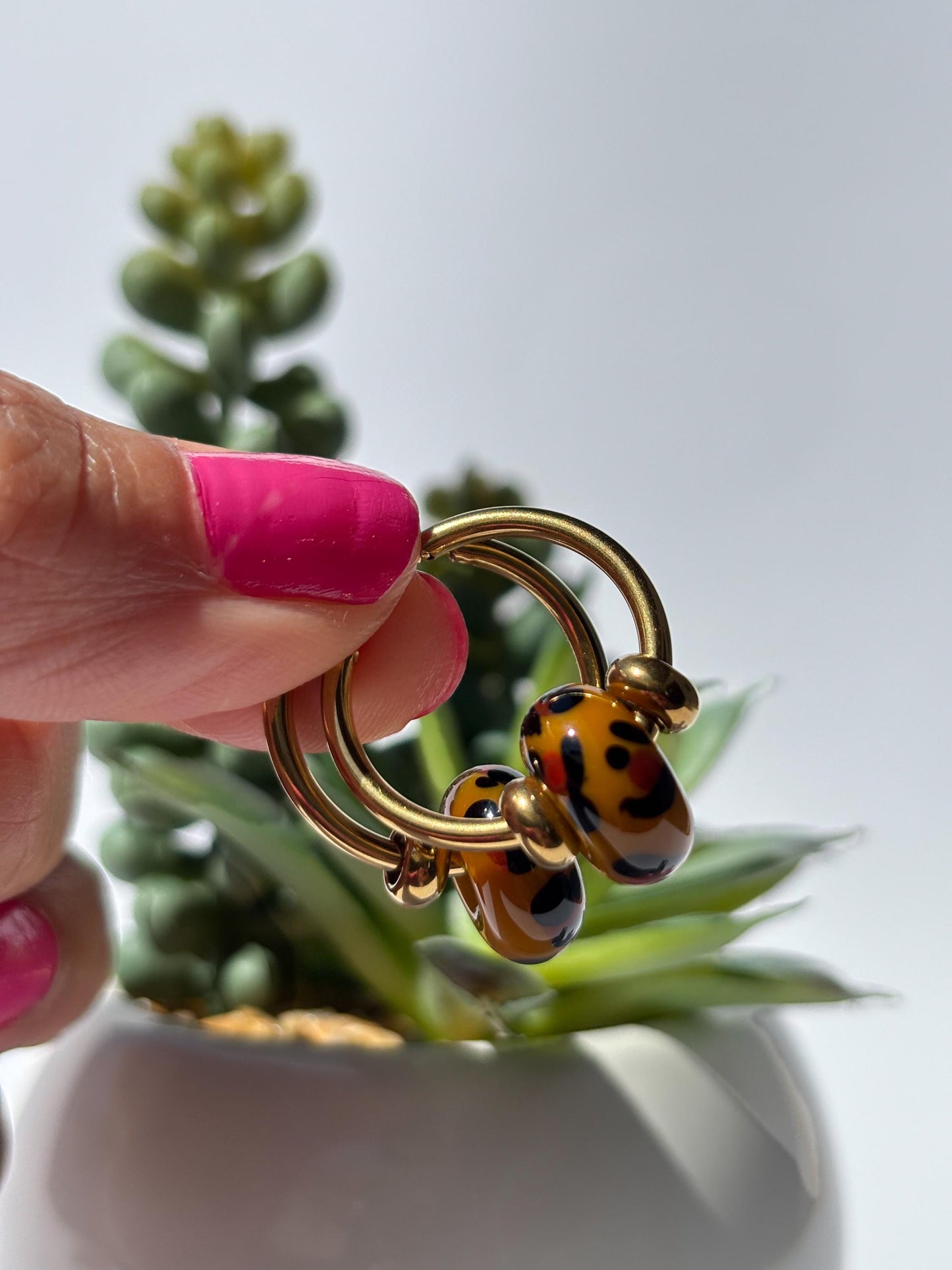 Creoles Leopard Style · Earrings