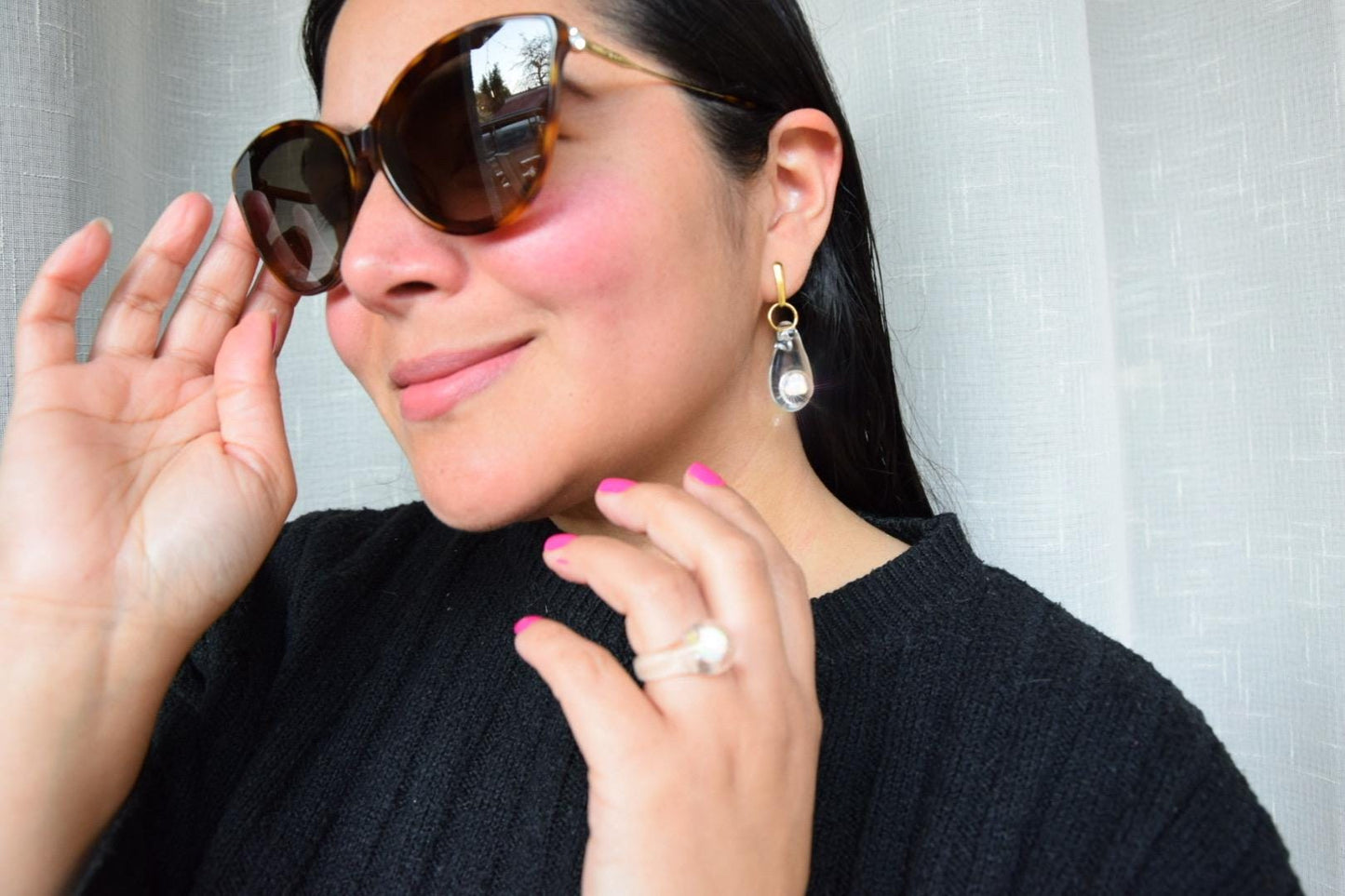Opal Tear · Earrings