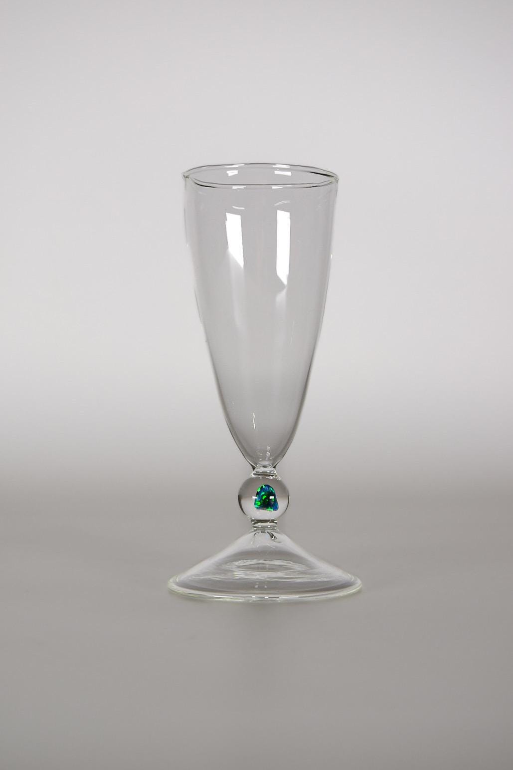 Black Opal Moment · Sektglas