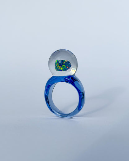 Opal Spherical Dome Blue · Glasring