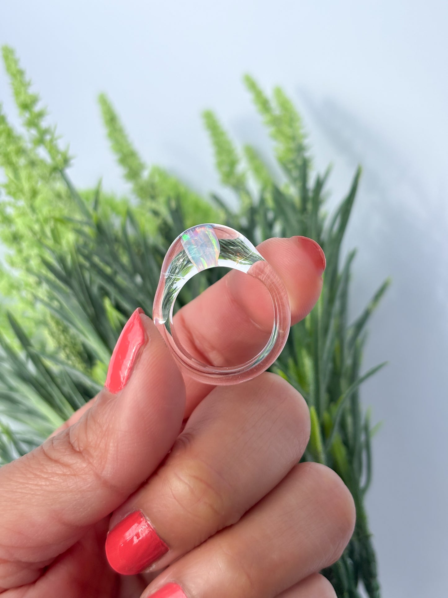 Opal Oval Dome · Glasring