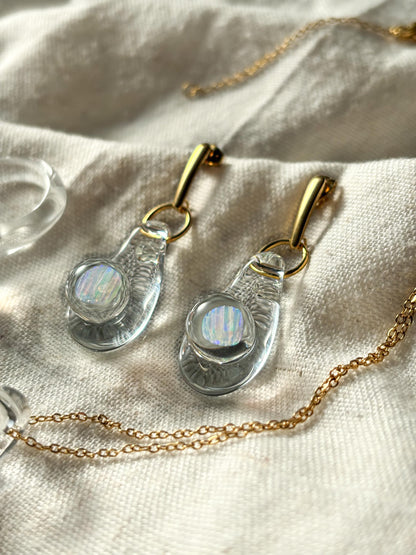 Opal Tear · Earrings