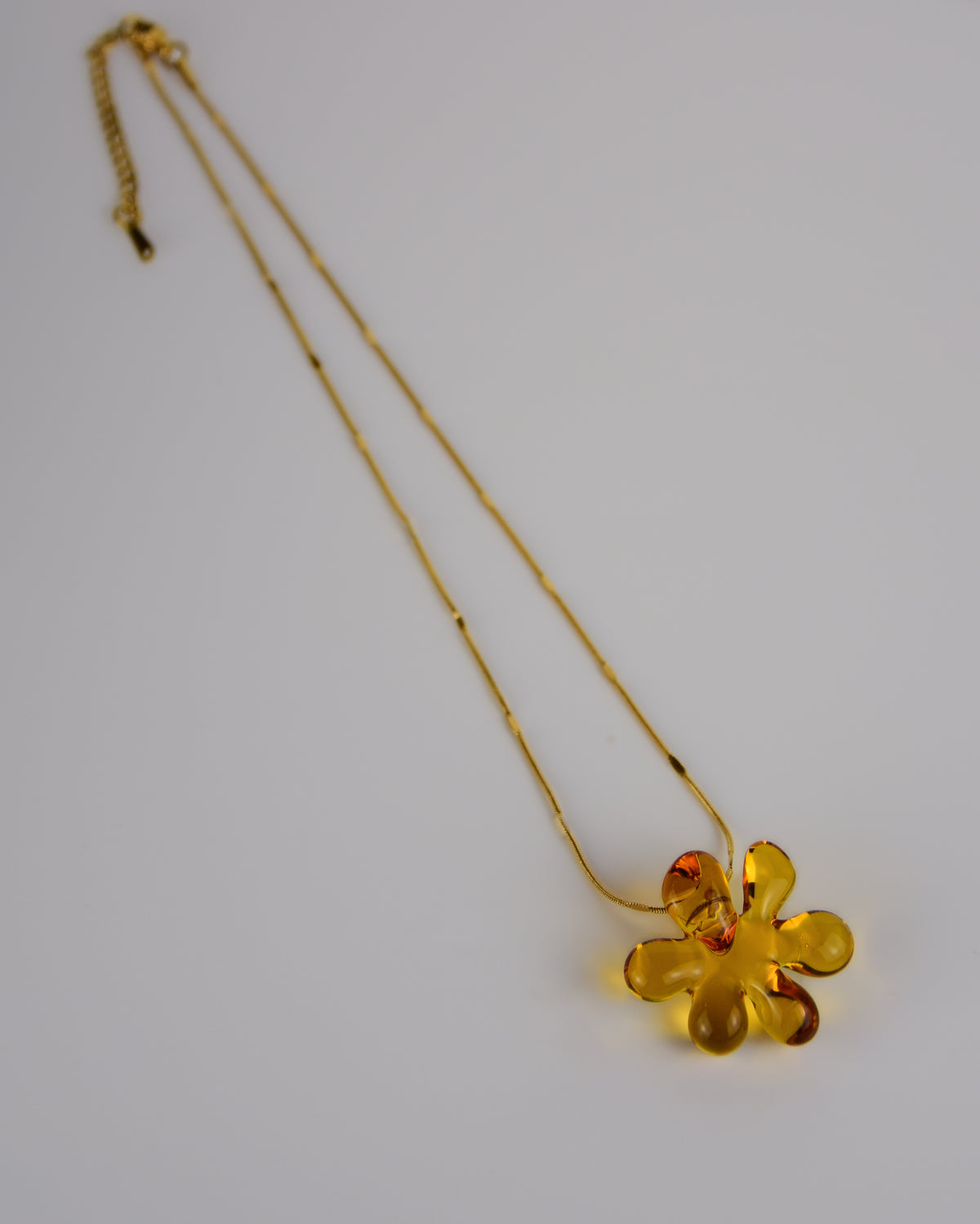 Amber Bloom · Pendant Necklace