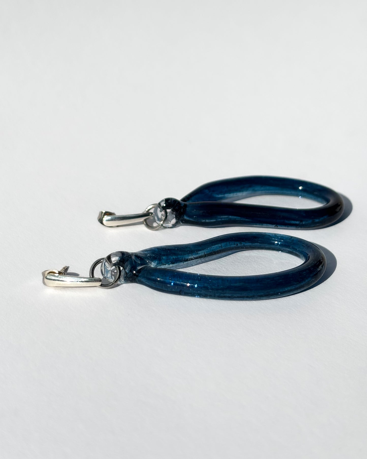 Pirum Caeruleum · Glass Ohrringe