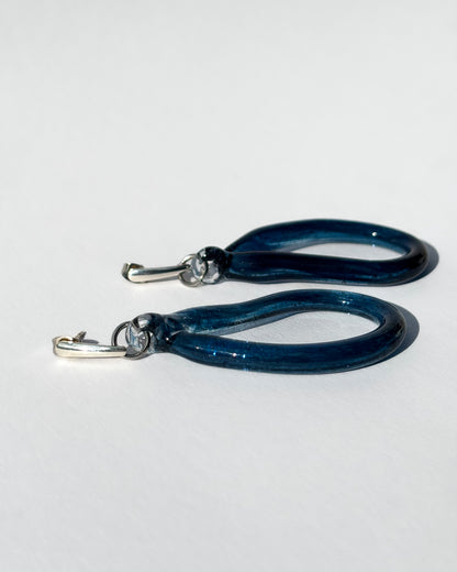 Pirum Caeruleum · Glass Ohrringe