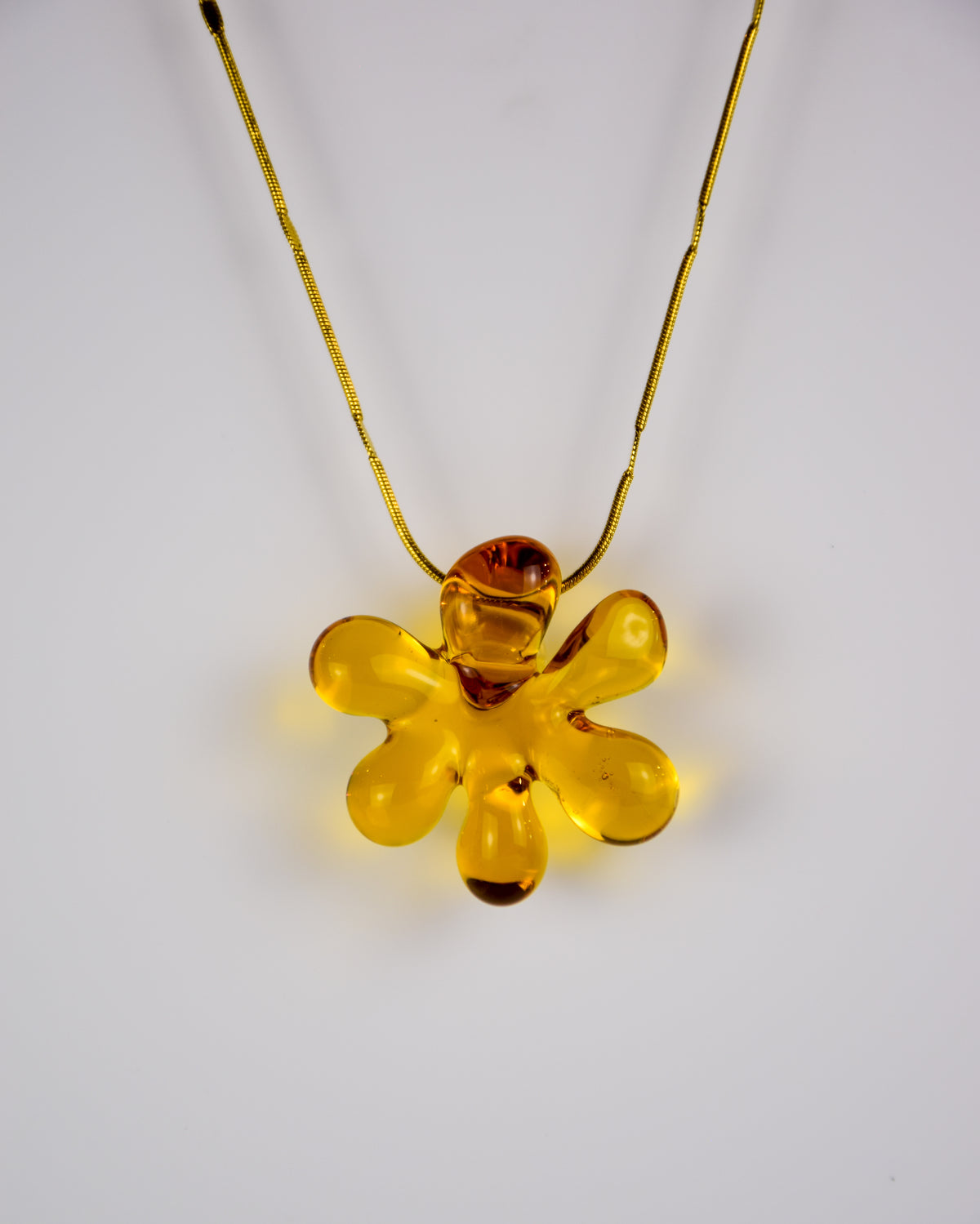 Amber Bloom · Pendant Necklace