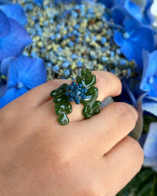 Grünes Blatt · Ring