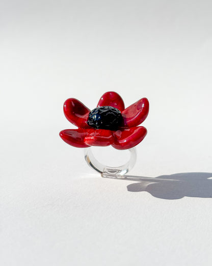 Scarlet Whisper · Set Ohrringe + Ring + Choker