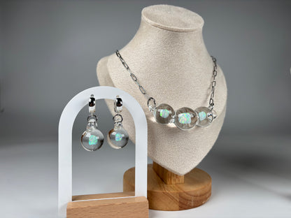 Opal Spheres · Earrings