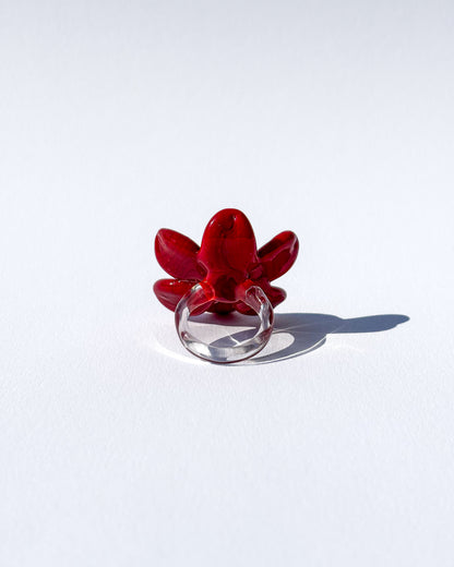Scarlet Whisper · Set Ohrringe + Ring + Choker