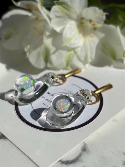 Opal Tear · Earrings