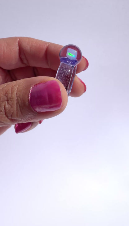 Opal Spherical Dome Lila · Glasring